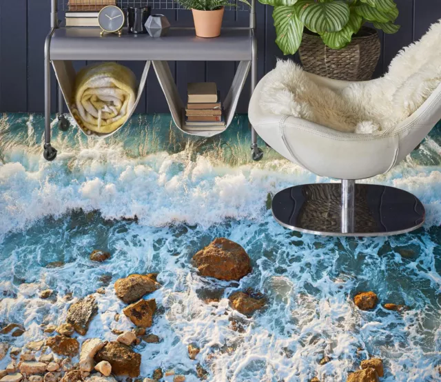 3D Nature Sea K1931 Floor WallPaper Murals Wallpaper Mural Print Luna 2024 2