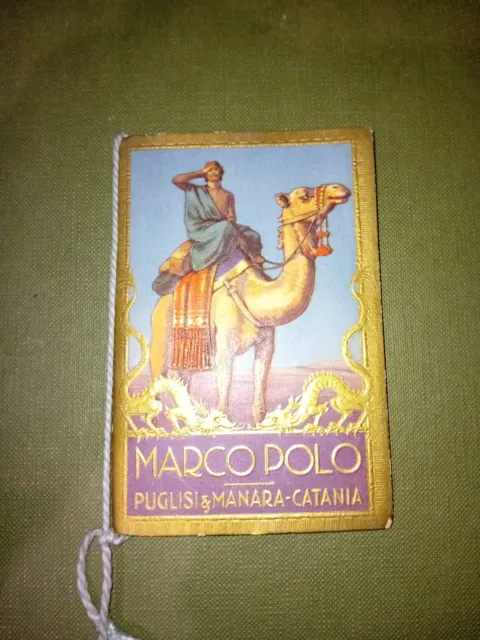 Calendarietto Marco Polo 1932 Puglisi&manara-catania