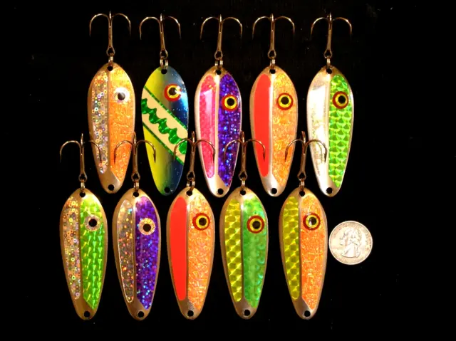 PRO KING PRO Spoon Salmon Trout Walleye Trolling Spoons Downrigger Fishing  Lures $26.00 - PicClick