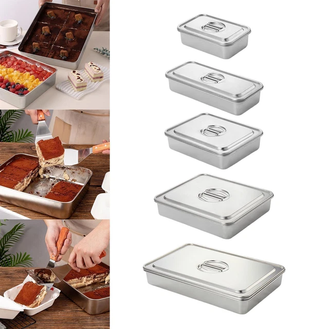 Vassoio per snack con coperchio, trasparente, con manico