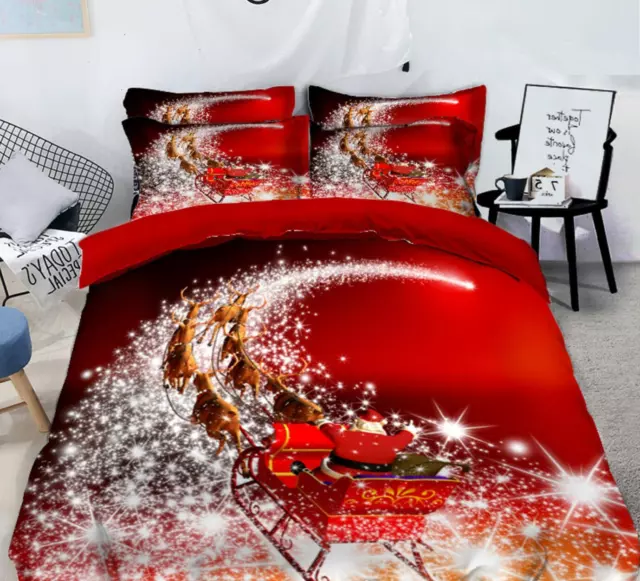 Copripiumone 3D stella renna C79 Natale copriletto Christmas letto Zoe