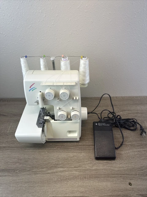 PFAFF Calanda Hobby Lock 774 Serger Sewing Machine with Extras! Made in Japan PFAFF Calanda Hobby Lock 774 Serger Sewing Machine with Extras! Made in Japan