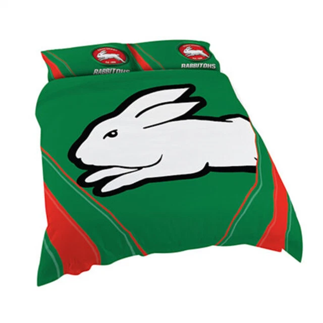 SOUTH SYDNEY RABBITOHS Polyester Quilt Doona Duvet Cover Pillow Case