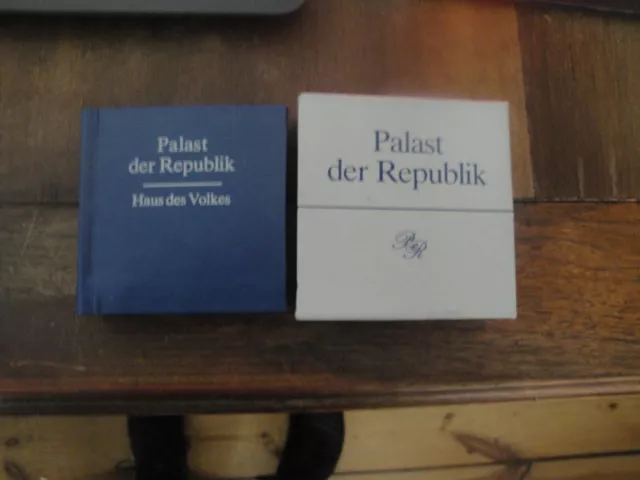 DDR Minibuch "Palast der Republik" im Schuber