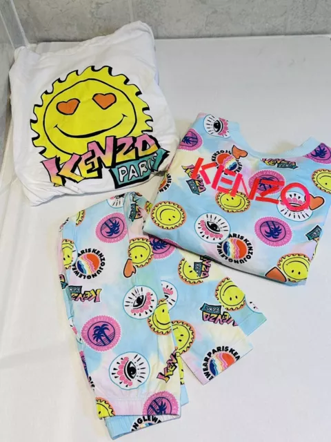 Kenzo girls age 10 outfit Jumper Top & Leggings Ex Con
