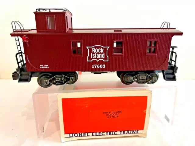 Lionel 6-17603#1 RK. IS_ EXT.VISION WOODSIDE ILUMINATED CABOOSE~NEW