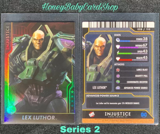 Injustice Arcade GEM MINT Series 2 Card 8 Lex Luthor Holofoil