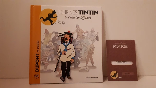 Livre figurine Tintin n°36 Dupont - Livres