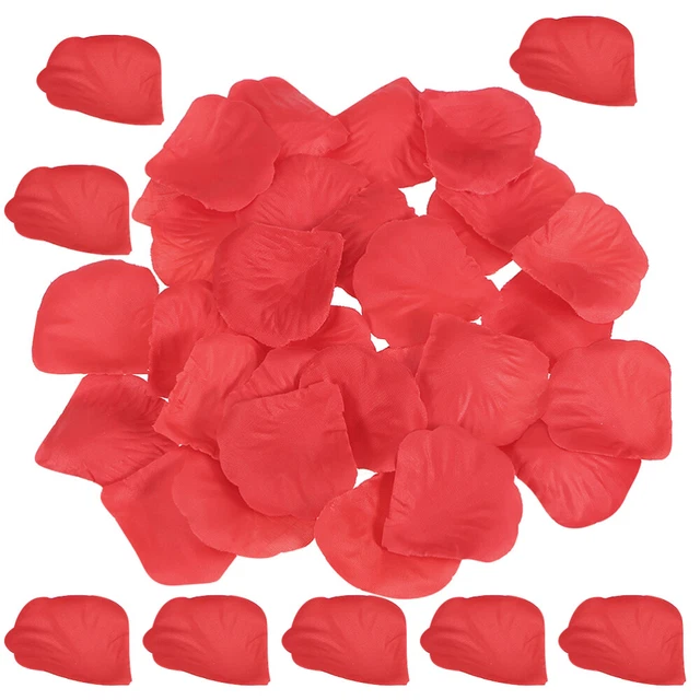 2000 piezas pañuelo de seda pétalos de rosa pétalos de rosa falsos artificiales