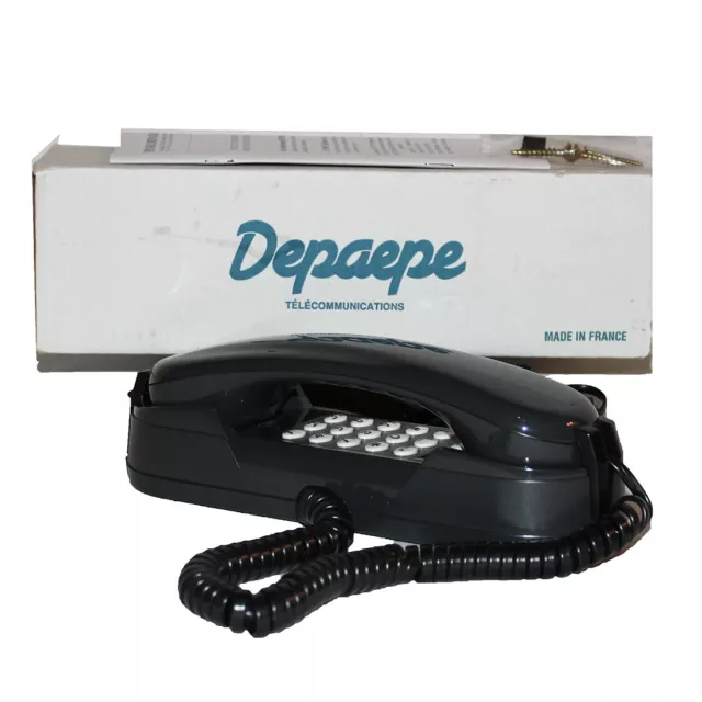 Téléphone mural DEPAEPE HD 2000 avec clavier anthra