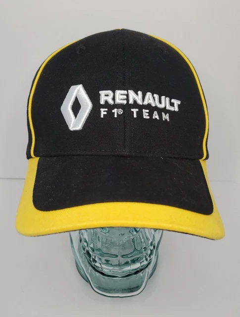 RENAULT F1 RACING TEAM Castrol Edge Adjustable Hat/Cap Black Yellow NEW Racing