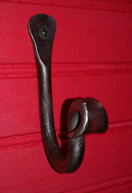 Roundstock Iron Hook Hand Forged by PCBS Glad to do custom work