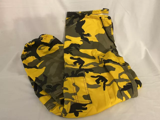 ROTHCO CARGO PANTS M Tactical BDU Yellow Military Uniform Trousers Army ...