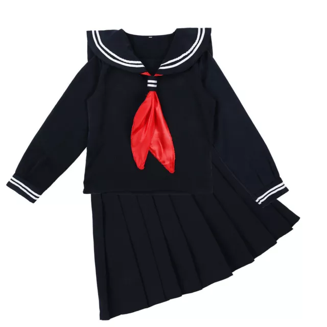 Women Japanese School Girl Cosplay Sailor Uniform Outfit Set