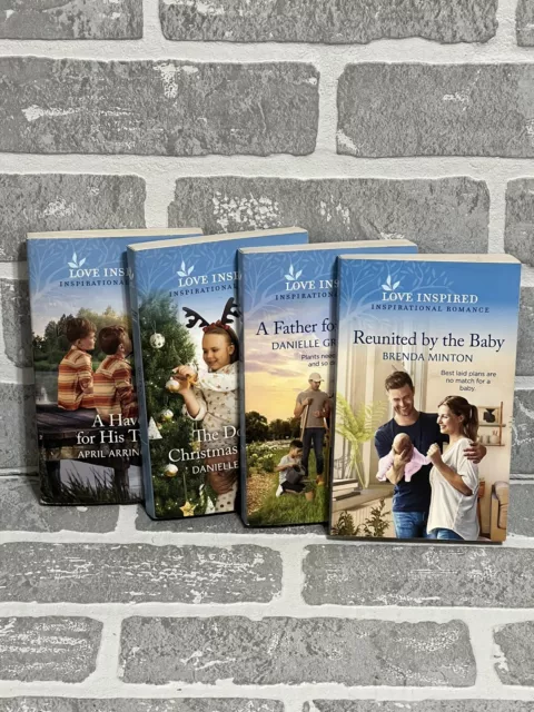 Harlequin Love Inspired Series Lot 4 Paperback Books