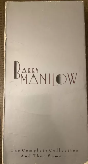 Barry Manilow The Complete Collection And Then Some.... 4 Cd's, Vhs Tape & Book