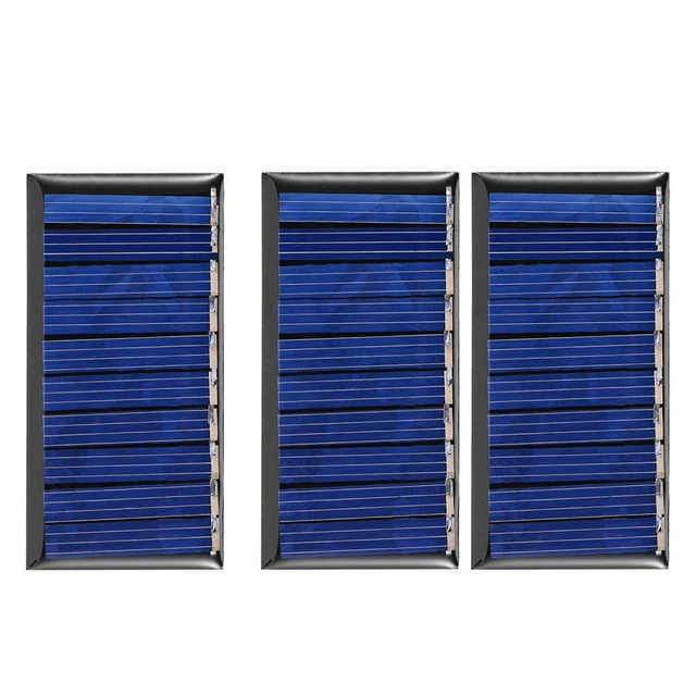 SOLAR CELL MODULE 5V 50mA Polycrystalline Silicone Solar Panel Charger ...