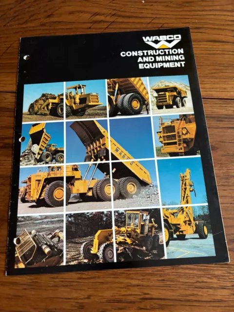 Wabco Construction & Mining Equipment Buyers Guide For 1977 Brochure FCCA24