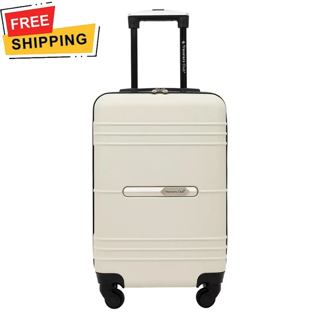 20& ROLLING CARRY On Hardside Spinner Luggage Suitcase Expandable