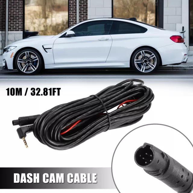 1pcs 5 Pin 10m 32.8Ft Dash Cam Rearview Backup Camera Reverse Extension Cord