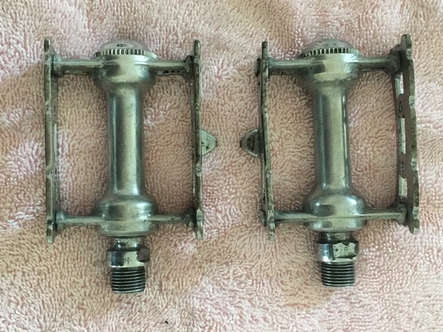 Campagnolo Nuovo Record Pista Pedals used 1970's - 80's Campagnolo Nuovo Record Pista Pedals used 1970's - 80's