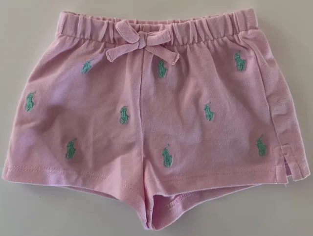 Polo Ralph Lauren girls shorts, Size - 9months