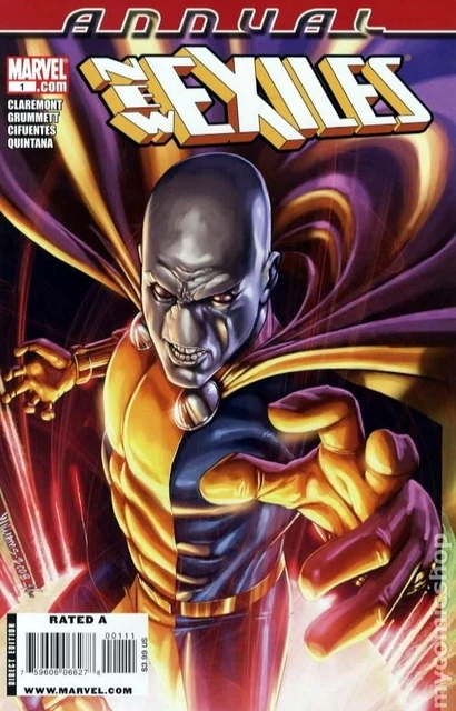 New Exiles Annual #1 VF 2009 Stock Image