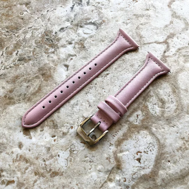 Rosa Sottile Pelle Elegante Fascia Cinturino per Garmin Forerunner 255 - B22