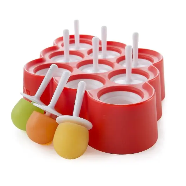 Classic Pop Molds, 6 Easy-release Popsicle Molds With Sticks And Drip-guards, Bp