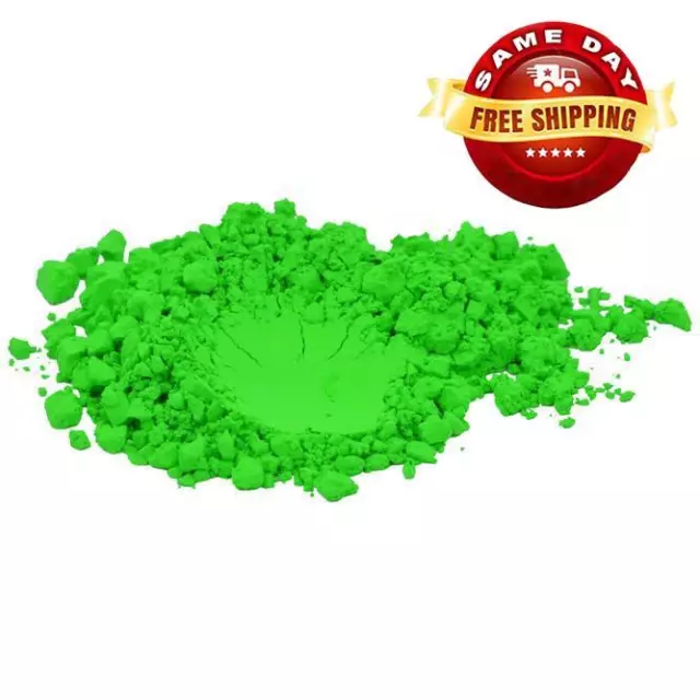 GREEN NEON COLORANT PIGMENT POWDER for CRAFTS SOAP MAKING 4 OZ