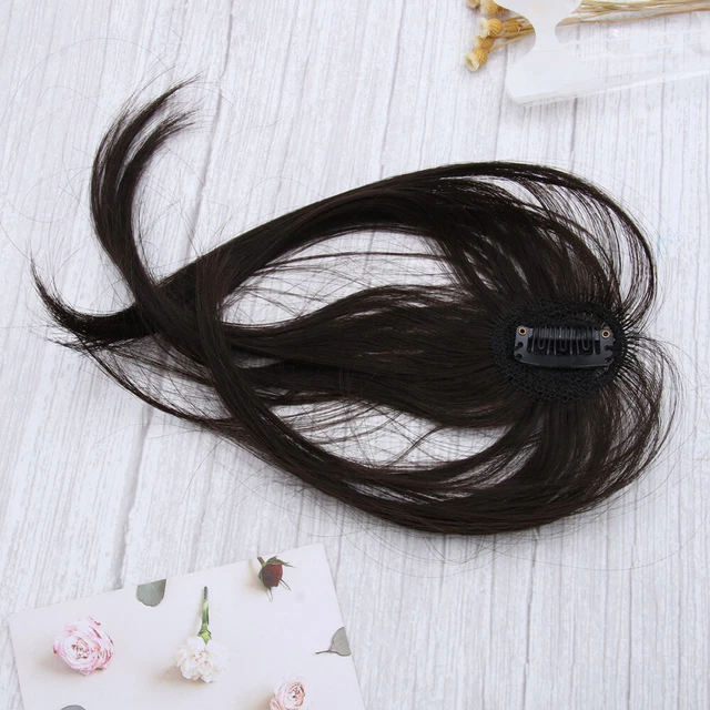 Parrucche Capelli Donna Umane Clip Frange Realistiche Donne Soffici Morbide