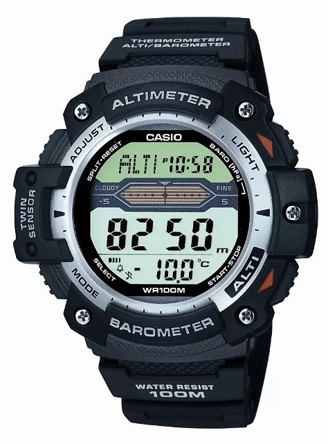 Casio SGW-300H-1A Orologio polso Uomo Nuovo Altimetro Barometro Termometro