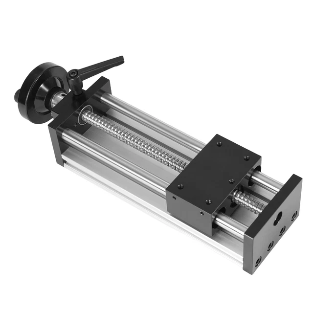 Axis Guide 100MM DUAL OPTICAL Axis Guide Slide Table Manual Sliding Table Linear ...