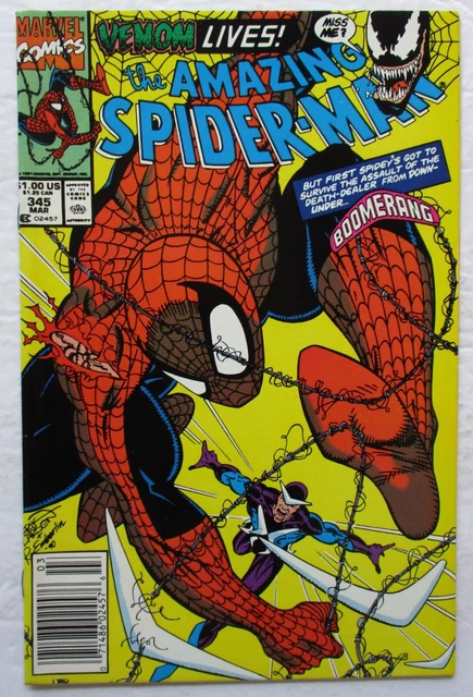 The Amazing Spider-Man #345 1st Full Cletus Kasady Copper Age Marvel Comic Book