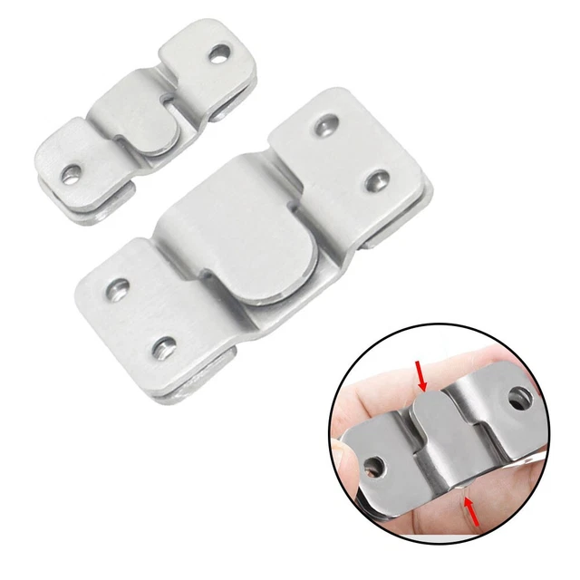 Elegante e funzionale set di 10 ganci in acciaio inox da appendere foto