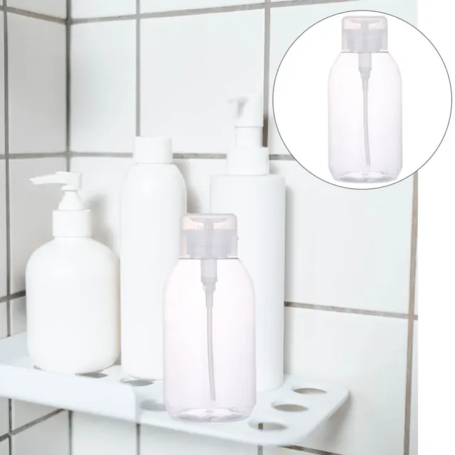 6 Pcs Pp Cosmetic Water Bottle Travel Push Down Pump Dispenser Liquid Press