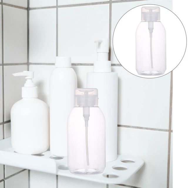 6 Pcs Pp Cosmetic Water Bottle Travel Push Down Pump Dispenser Liquid Press