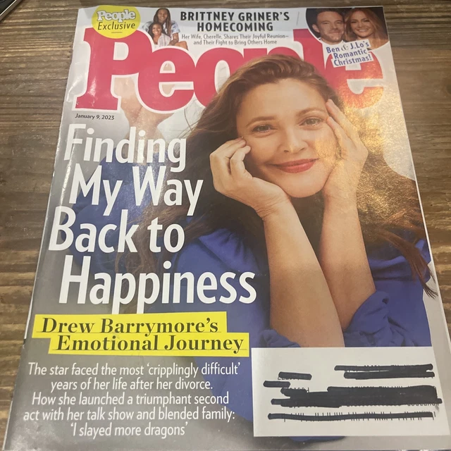 PEOPLE MAGAZINE January 9th 2023 Drew Barrymore £3.98 PicClick UK