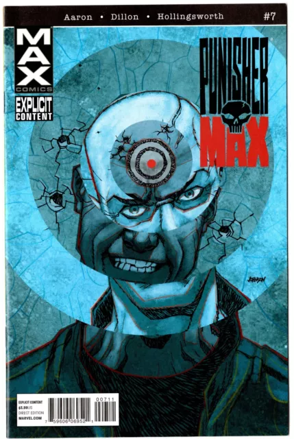 Punisher Max (2010) #7 - Marvel Comics - Jason Aaron - Steve Dillon - Bullseye