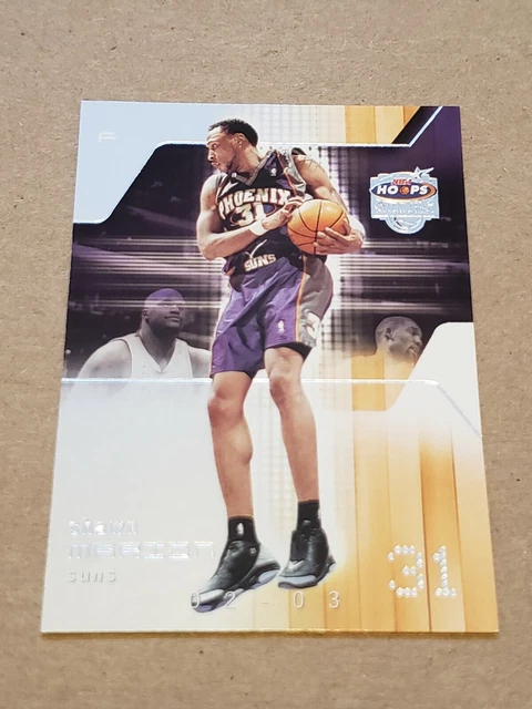 2002 2003 Fleer Shawn Marion NBA Hoops Stars Basketball Card #136 Phoenix Suns