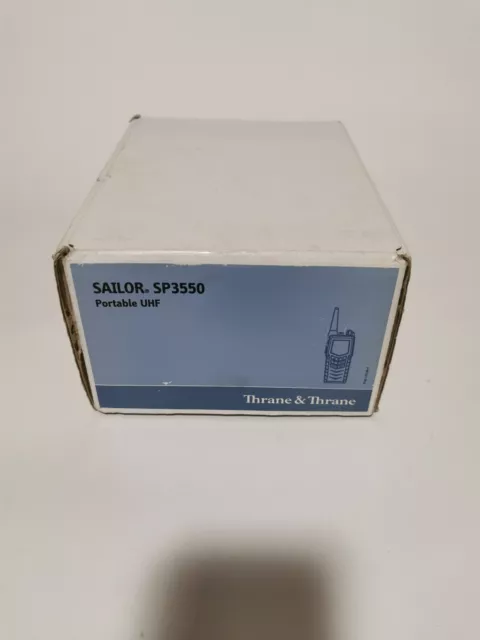 SAILOR Cobham Thrane & Thrane SP3550 PORTABLE UHF RADIO - BOXED COMPLETE 2