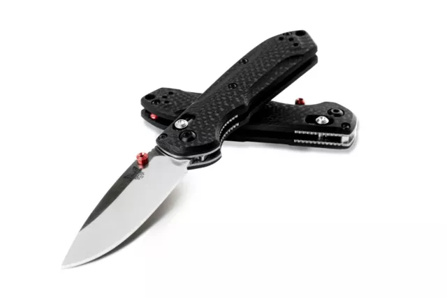 Benchmade Mini Freek AXIS Lock Knife Carbon Fiber S90V (3" Satin) 565-1