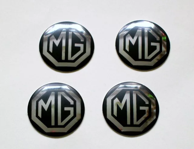 MG Midget Rostyle Rad Mitte Selbstklebend Kennzeichen Set Mit 4, Teil AHA8950B