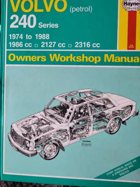 Haynes Manual 270 - Volvo 240 Series, 1974 to 1993, Petrol.