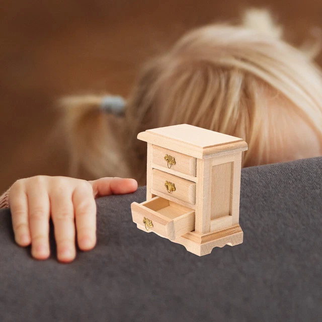 DOLL HOUSE NIGHT Table Dolls Bedside Dollhouse Model Mini