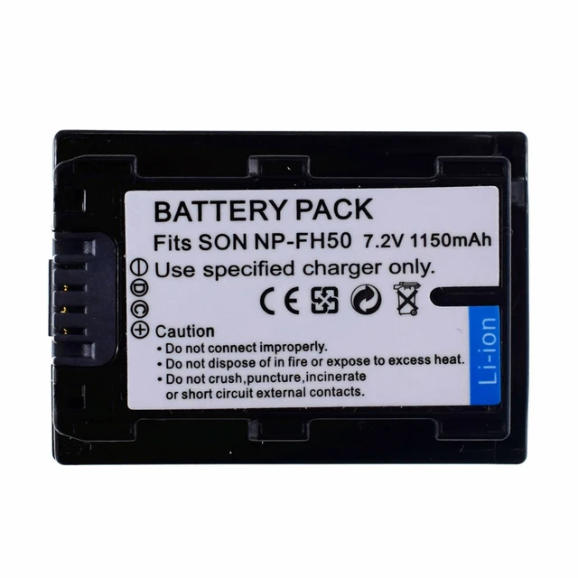 Batterie Dot.Foto NP-FH40/FH50 7.2V 1050mAh - Pour Sony Alpha Et DSC | Lithium-ion