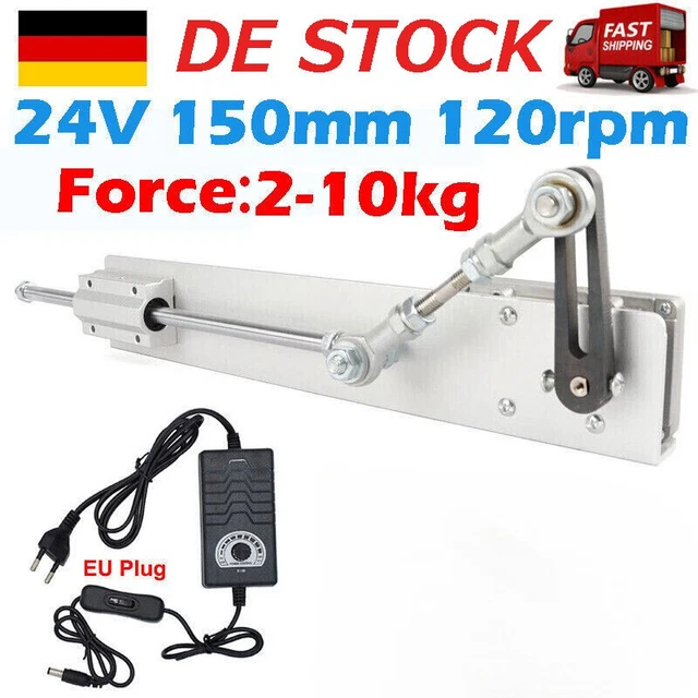 Hubkolbenmotor Verstellbar Fernsteuerung Ständer Kit Lfhelper Linear Actuator 24V 30-150mm Hub Hubkolbenmotor Verstellbar Fernsteuerung Ständer Kit Lfhelper Linear Actuator 24V 30-150mm Hub