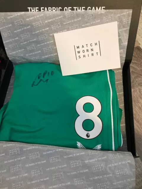 anthony gordon match worn and signed shorts