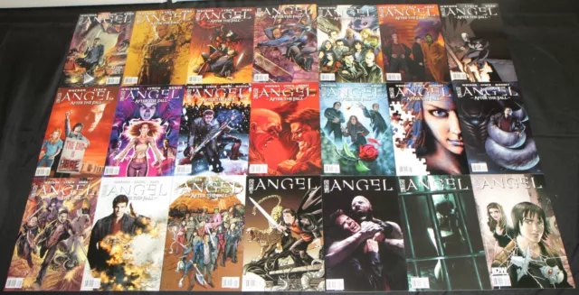 Lot de bande dessinée moderne IDW ANGEL 21 pièces haute qualité émission de télévision Buffy Vampire Slayer