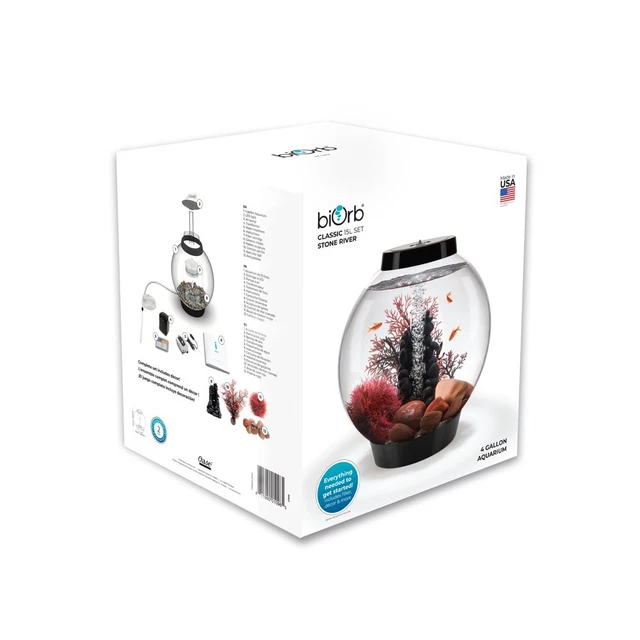 Biorb CLASSIC Aquarium with All Decor and Accessories Included - White LED Light 4